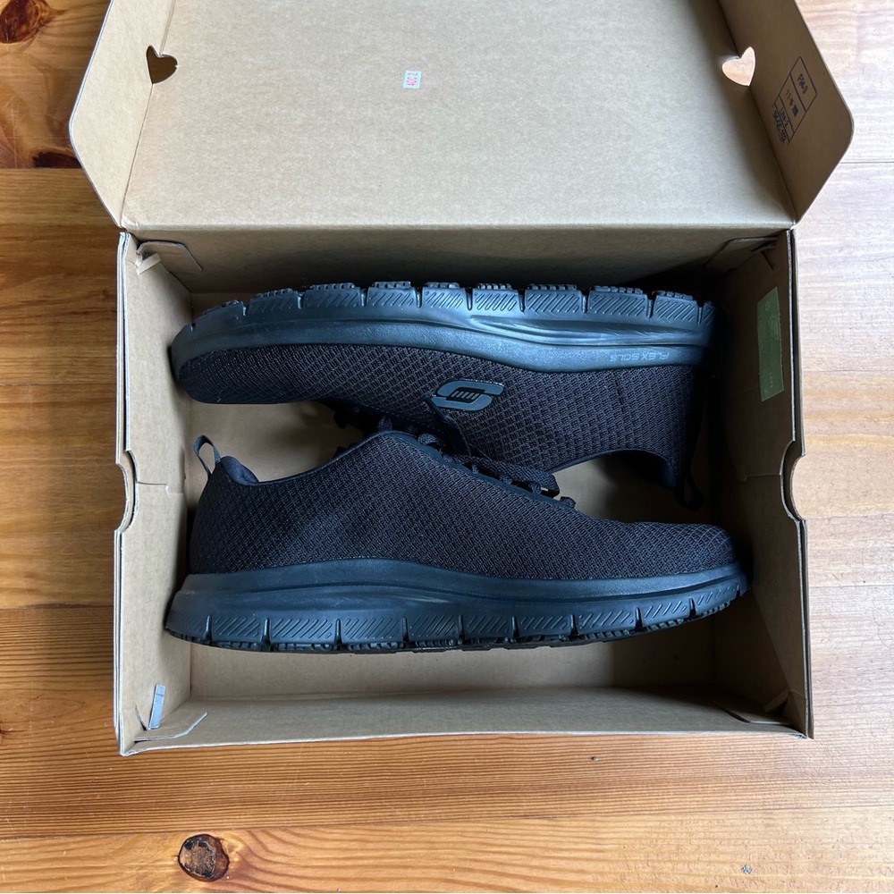 Skechers Mens Flex Advantage Bendon Black Casual Shoes Sneakers Size 9 Box - Picture 11 of 12
